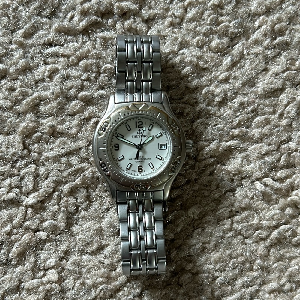 Calypso women’s‎ vintage silver watch fits a very small wrist